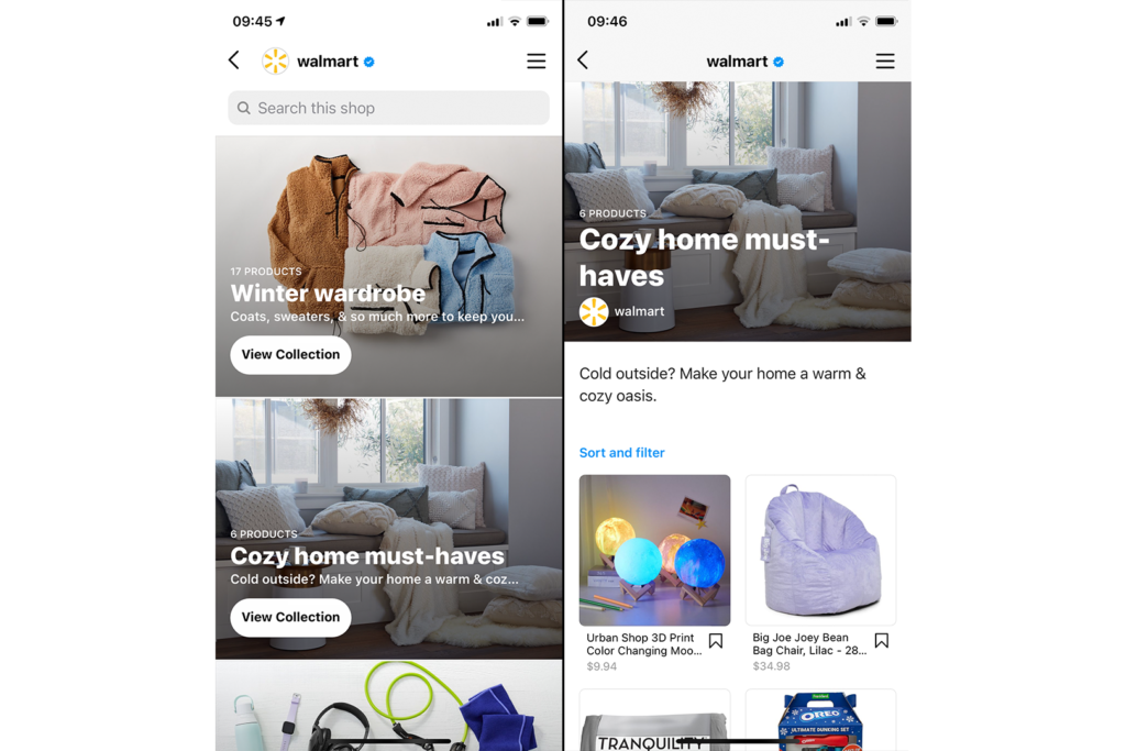 Instagram Storefront
